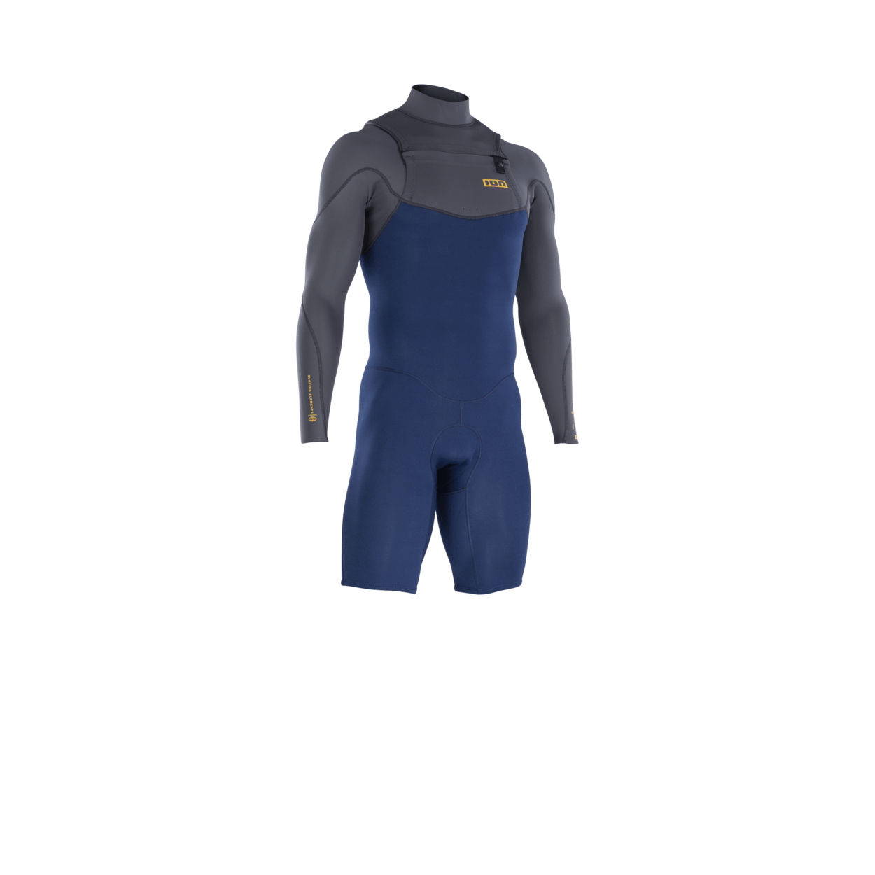 ION Men Wetsuit Element 2/2 Shorty Longsleeve Front Zip 2023