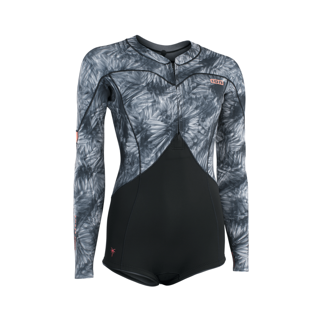 ION Women Wetsuit Amaze Hot Shorty 1.5 Longsleeve Front Zip 2024